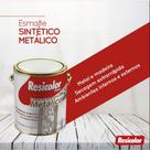 Tinta Esmalte Sintético Metálico Resicolor 900 Ml