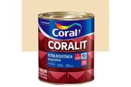 Tinta Esmalte Sintético Premium Brilhante Coralit Tradicional Marfim 900ml