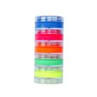 Tinta Facial Cremosa Neon Kit 5 Cores Brilha Luz Negra Lary