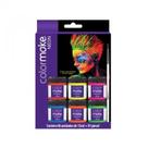Tinta Facial Líquida Neon 6 Cores 15ml + Pincel - Brilha Luz Negra - Carnaval, Festas, Eventoss Tinta Facial Líquida Neon 6 Cores 15ml + Pincel - Brilha Luz Negra - Carnaval, Festas, Eventoss
