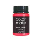 Tinta Facial Líquida Vermelho Neon 35ml Tinta Facial Líquida Vermelho Neon 35ml