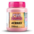 Tinta Fosca Artesanato Acrílex Rosa Claro 250ml Pva