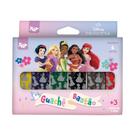 Tinta Guache Bastão Rosqueável Princesas Disney 6 Cores