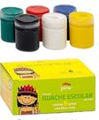 Tinta Guache Escolar com 6 potes 15ml cada