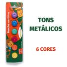 Tinta Guache Escolar Kit c/ 6 Cores BásicasTradicionais, Neon ou Metálicas Leo&Leo Á Escolher Tinta Guache Escolar Kit c/ 6 Cores BásicasTradicionais, Neon ou Metálicas Leo&Leo Á Escolher