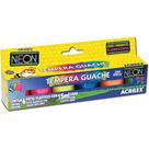 Tinta Guache Escolar Neon 15Ml Com 6 Cores Acrilex
