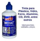 Tinta Imediat Secagem Rápida 100ml Azul Plástico Metal