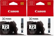 Tinta Inkjet Canon PGI-72 MBK Negro Mate Paquete de 2 Tinta Inkjet Canon PGI-72 MBK Negro Mate Paquete de 2