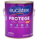 tinta latex eucatex protege premium extra 3,6 - camurça tinta latex eucatex protege premium extra 3,6 - camurça