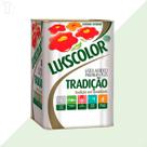 Tinta latex lukscolor tradicao acrilico fosco 18l verde agua