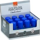 Tinta Marcador Quadro Branco 20ML Azul CX.C/12 Tinta Marcador Quadro Branco 20ML Azul CX.C/12
