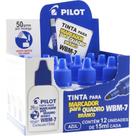 Tinta Marcador Quadro Branco Reabastecedor WBM-7 Azul 15ML CX.C/12 Tinta Marcador Quadro Branco Reabastecedor WBM-7 Azul 15ML CX.C/12