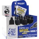Tinta Marcador Quadro Branco Reabastecedor WBM-7 Preto 15ML CX.C/12 Tinta Marcador Quadro Branco Reabastecedor WBM-7 Preto 15ML CX.C/12