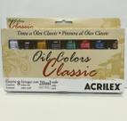 Tinta Óleo Oil Colors Classic Acrilex- Estojo c8 un 20g cada