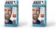 Tinta para Barba Just for Men M-25 Castanho Claro com Pincel - Kit com 2