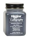 Tinta para caligrafia Higgins preta à prova dágua 75 ml