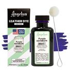 Tinta para Couro Angelus Roxa 90ml com Aplicador de Lã