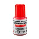 Tinta para Marcador Permanente BRW cor Vermelha TR7003