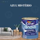 Tinta Para Parede Acrílica Coral Renova Cor Azul 3,2l Lavável Premium Antimofo Cor Azul Céu/Cor Azul Turquesa. Tinta Para Parede Acrílica Coral Renova Cor Azul 3,2l Lavável Premium Antimofo Cor Azul Céu/Cor Azul Turquesa.