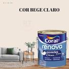 Tinta Para Parede Acrílica Coral Renova Cor Marrom 3,2l Lavável Premium Antimofo. Tinta Para Parede Acrílica Coral Renova Cor Marrom 3,2l Lavável Premium Antimofo.