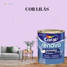 Tinta Para Parede Acrílica Coral Renova Cor Roxo 3,2l Lavável Premium Antimofo. Tinta Para Parede Acrílica Coral Renova Cor Roxo 3,2l Lavável Premium Antimofo.