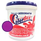 Tinta para Serigrafia Colordex Hidrocolor Mix Violeta Fluor 1Kg - Tinta Ecológica para Impressão