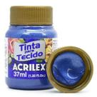 Tinta para Tecido Acrilex Metálica 37ml