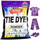 Tinta para tecido em pó tie-dye roxa DOTUHAO 454 g