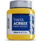Tinta para Tecido Fosca 250ML Amarelo Ouro PCT.C/03