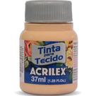 Tinta para Tecido Fosca 37ML Amarelo Pessego Duzia