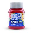 Tinta para Tecido Fosca 37ML Vermelho Escarlate Duzia