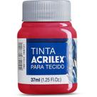 Tinta para Tecido Fosca Acrilex 37ML Vermelho Natal