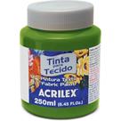 Tinta para Tecido Fosca Verde Oliva 250ML - Pacote com 3 Unidades