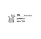 Tinta para Tecido Metálica 40ml Artística Artesanato Gato Preto Tinta para Tecido Metálica 40ml Artística Artesanato Gato Preto