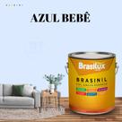 Tinta Parede Azul Acinzentado Acrílica Brasinil 3,2l Tinta Parede Azul Acinzentado Acrílica Brasinil 3,2l