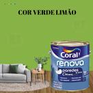 Tinta Parede Verde Acrílica Fosca Coral Renova 3,2L Tinta Parede Verde Acrílica Fosca Coral Renova 3,2L