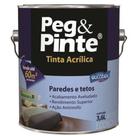 Tinta Peg&Pinte Acrilica Branco Neve Galão 3,6 Litros Eucatex
