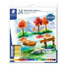 Tinta Pintura em Aquarela Staedtler em Tubos - 24 Cores
