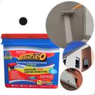 Tinta Pintura Emborrachada Vedatudo Telha Parede Grafite 4kg