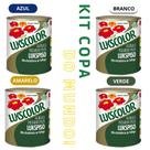 Tinta Piso Copa Do Mundo Lukspiso Decoração Brasil Kit 4un