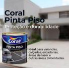 Tinta Piso Inter e exte Parede teto calcadas 3,6lt Coral Cores
