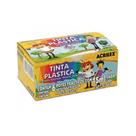 Tinta Plástica 15ml - 6 cores - Acrilex - Tinta Plástica 15ml - 6 cores - Acrilex -