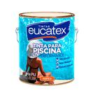 Tinta pu para piscina premium azul impermeavél 3,6lt