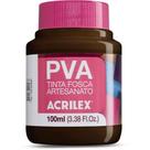 Tinta PVA 100ML Marrom Escuro - Pacote com 6