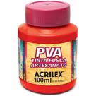 Tinta PVA 100ML Vermelho Vivo PCT com 06