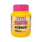 Tinta pva Acrilex fosca amarelo ouro 505 100ml Tinta pva Acrilex fosca amarelo ouro 505 100ml