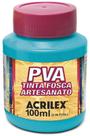 Tinta PVA Fosca 100ml Ref 577 Turquesa Acrilex