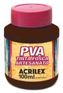 Tinta PVA Fosca 100ml Ref 896 Rustico Acrilex Tinta PVA Fosca 100ml Ref 896 Rustico Acrilex