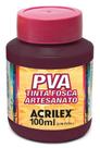Tinta PVA Fosca 100ml Ref 914 Arandano Acrilex Tinta PVA Fosca 100ml Ref 914 Arandano Acrilex