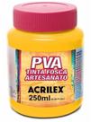 Tinta PVA Fosca 250ml Ref 505 Amarelo Ouro Acrilex Tinta PVA Fosca 250ml Ref 505 Amarelo Ouro Acrilex